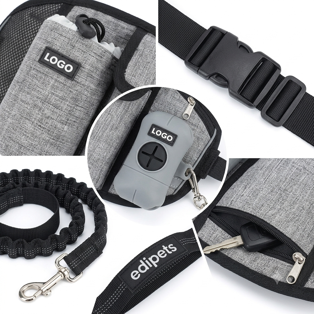 Hands-Free Running Dog Training Leash