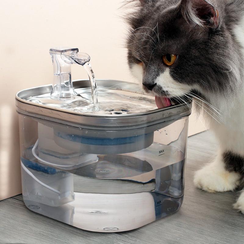 Furmiro AquaFlow Stainless-Steel Pet Water Fountain