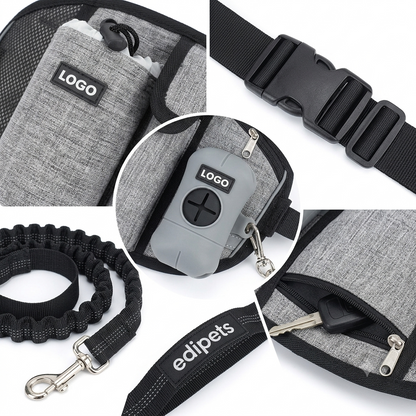 Hands-Free Running Dog Training Leash