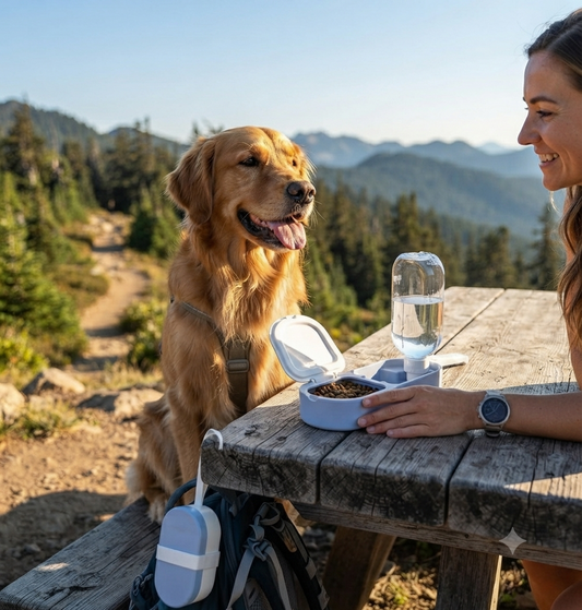 Portable Collapsible Travel Water Bowl