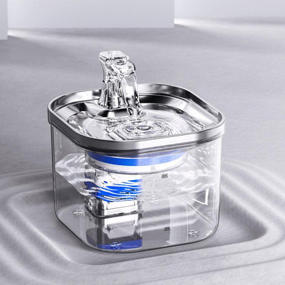 Furmiro AquaFlow Stainless-Steel Pet Water Fountain